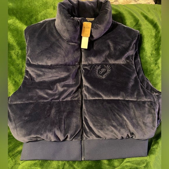 PINK
RIB VELOUR CROP PUFFER VEST - Picture 2 of 7